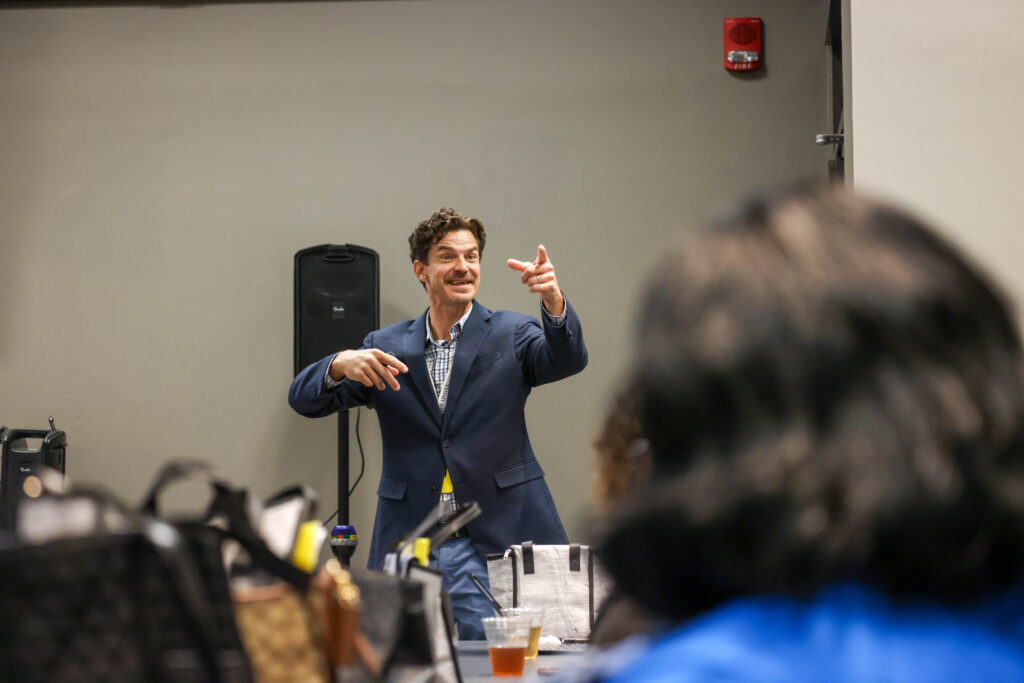 Darrin Griffin leads a workshop at the 2024 FOSAS Conference