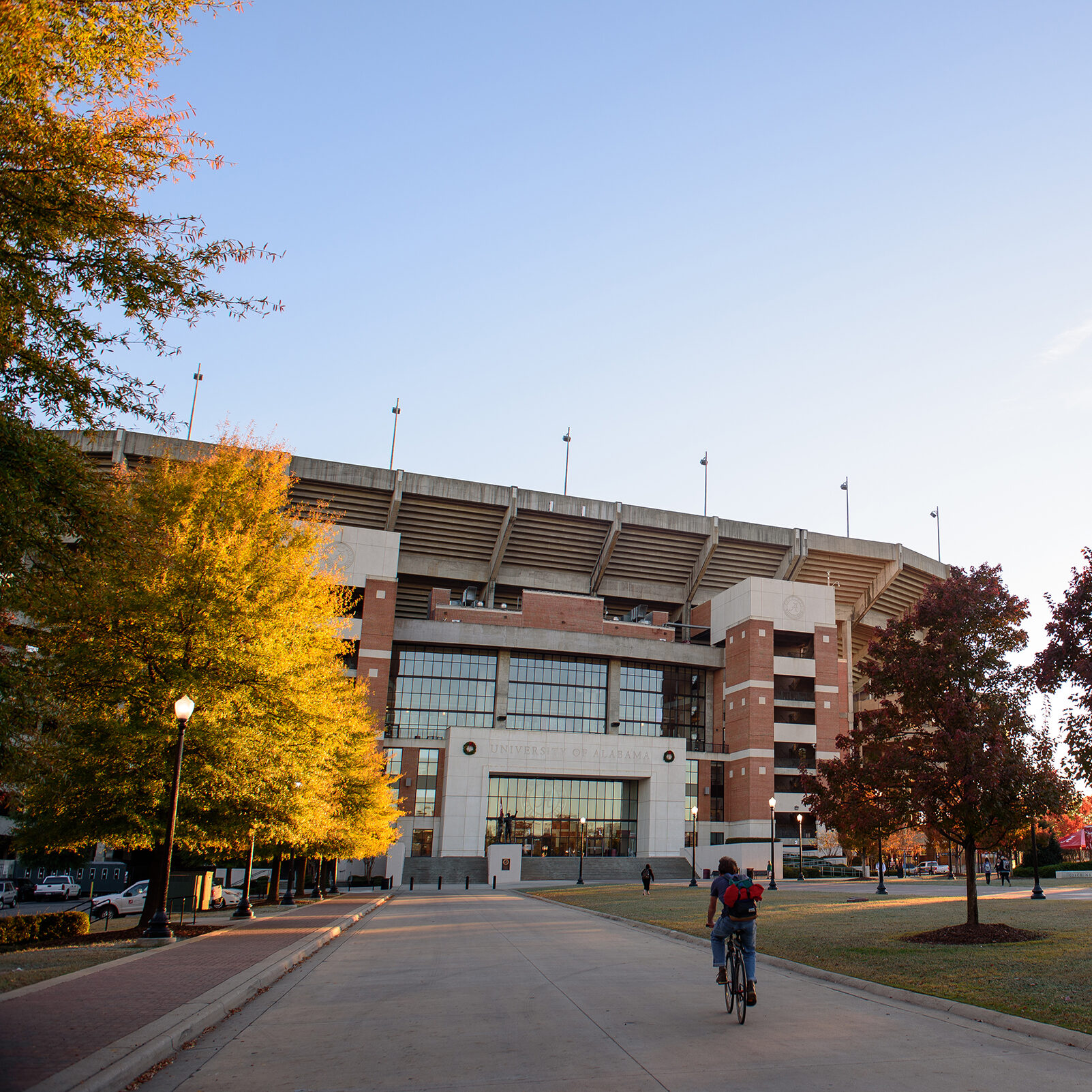 Bryant Denny Stadium, where the Digital Media Center is located