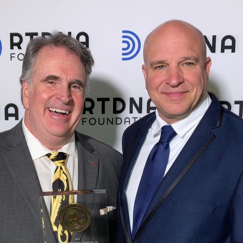 Pat Duggins and Dr. Michael Bruce win a 2023 Murrow Award for "No Stone Unturned"