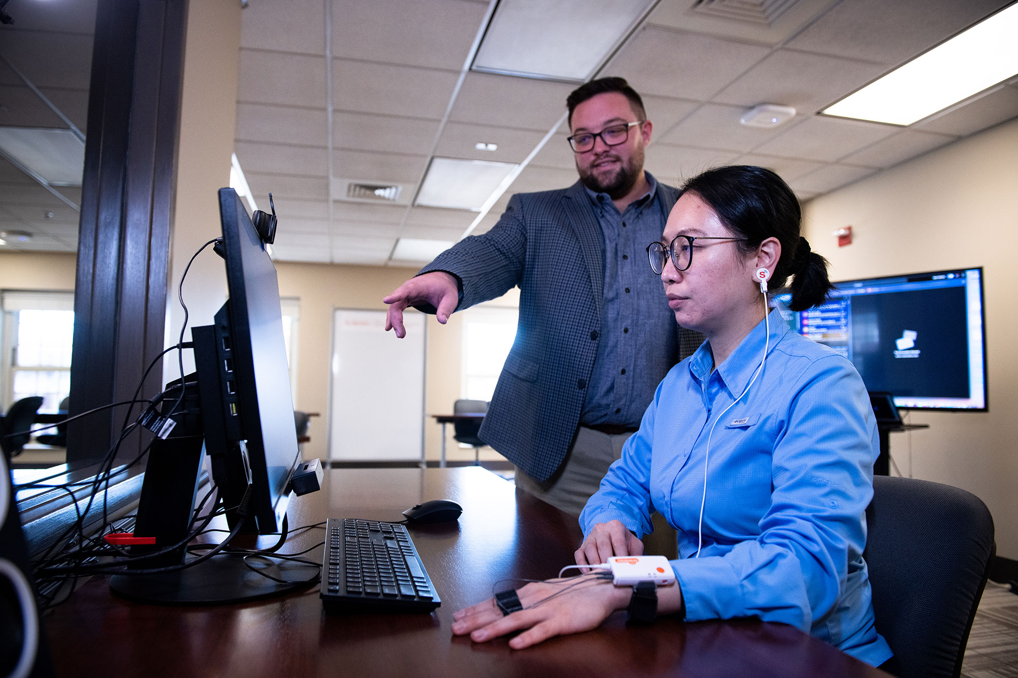 research conducted in the biometric research lab